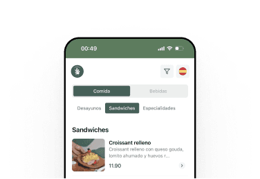 Carta digital mockup